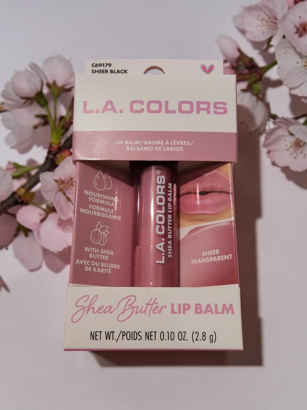 L.A. COLORS Shea Butter Lip Balm - Sheer Pink